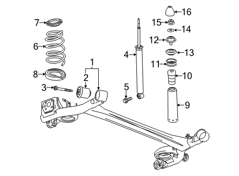 2014 Chevy Spark Rear Suspension Diagram