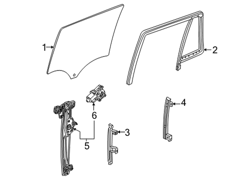 2022 Cadillac Escalade ESV Rear Door - Electrical Diagram 2 - Thumbnail