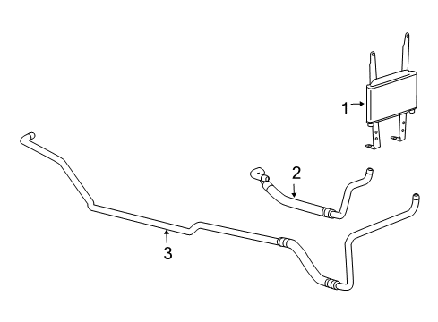 2009 Chevy Express 2500 Trans Oil Cooler Diagram 2 - Thumbnail