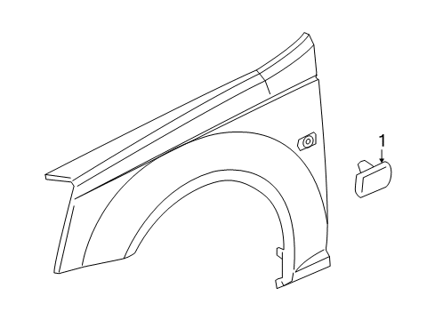 2010 Cadillac STS Side Repeater Lamps Diagram