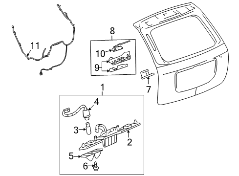 2009 Chevy Equinox Lift Gate Diagram