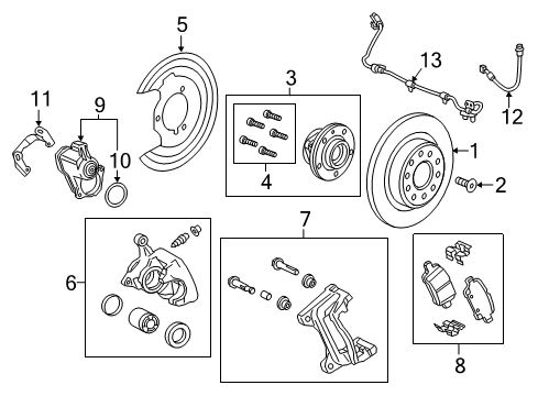 2018 Buick LaCrosse Brake Components, Brakes Diagram 3 - Thumbnail