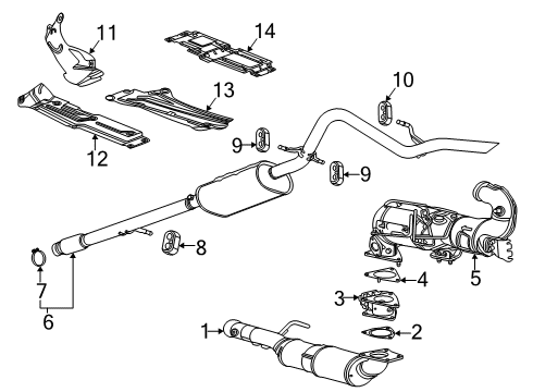 2020 Chevy Silverado 1500 Diesel Aftertreatment System Diagram