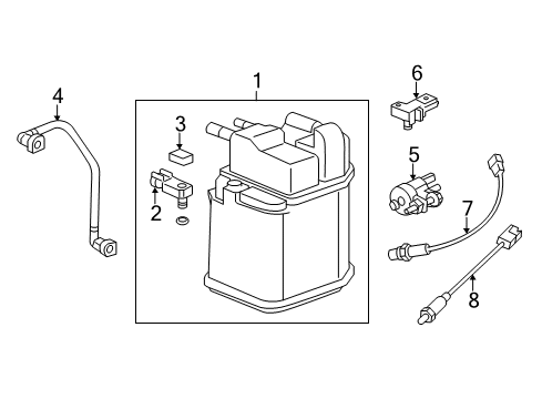 2014 Chevy Spark EV Emission Components Diagram