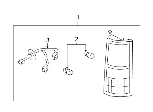 2019 GMC Savana 3500 Bulbs Diagram 3 - Thumbnail