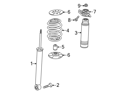 2019 Buick Cascada Shocks & Components - Rear Diagram