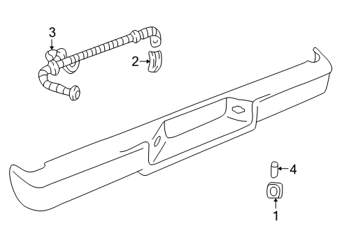 1996 GMC C1500 License Lamps Diagram 1 - Thumbnail