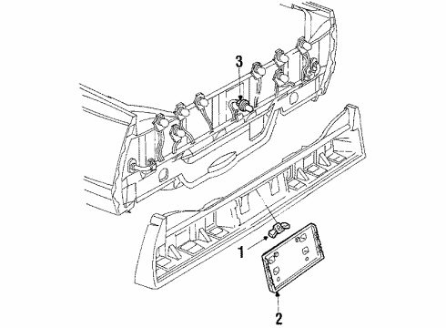 1985 Chevy Celebrity License Lamps Diagram