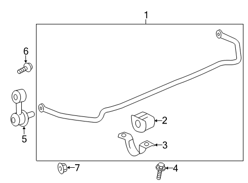 2014 Chevy Malibu Rear Suspension, Control Arm Diagram 3 - Thumbnail