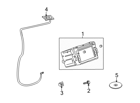 2009 Saturn Outlook Navigation System Diagram