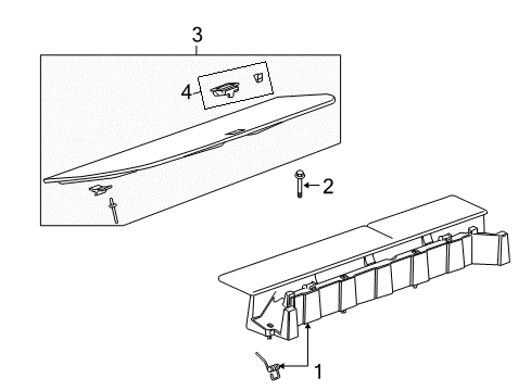 2014 Chevy Traverse Storage Compartment Diagram