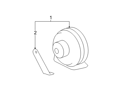 2014 GMC Yukon XL 1500 Horn Diagram