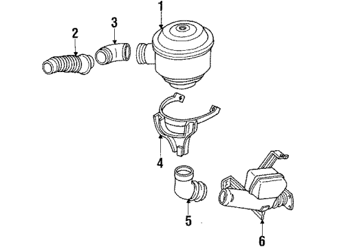 1987 Pontiac Fiero Air Inlet Diagram 1 - Thumbnail