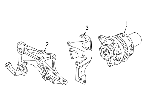 2002 Chevy Cavalier Alternator Diagram 2 - Thumbnail