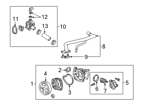 2021 GMC Acadia Water Pump Diagram 2 - Thumbnail