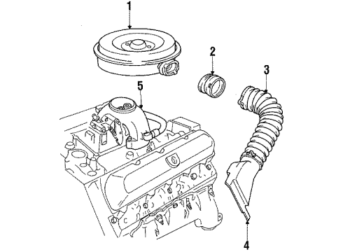 1984 Pontiac Bonneville Air Inlet Diagram