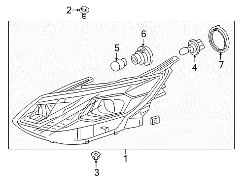 2018 Chevy Volt Bulbs Diagram