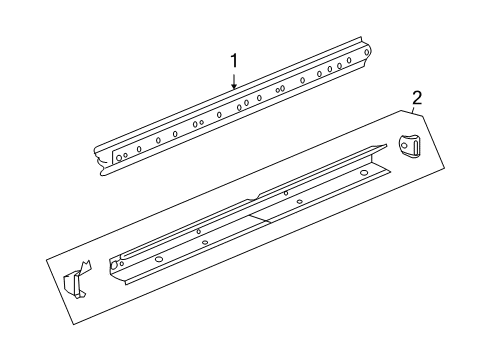 2011 GMC Acadia Rocker Panel Diagram