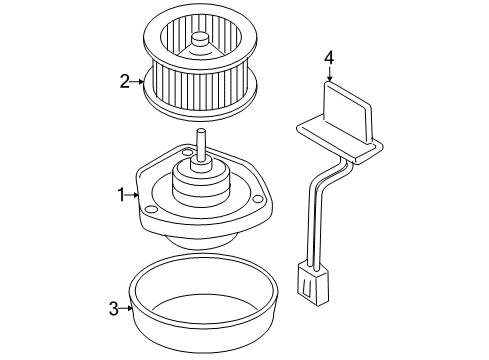 2006 Chevy Cobalt Blower Motor & Fan, Air Condition Diagram