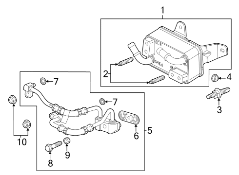 2023 Chevy Colorado Trans Oil Cooler Diagram