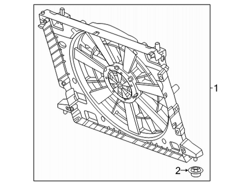 2022 GMC Hummer EV Pickup Cooling System  Diagram 1 - Thumbnail