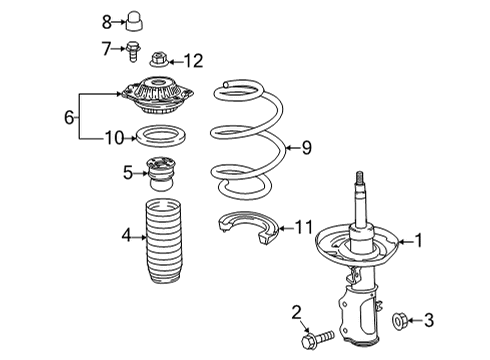 2023 Buick Envision Struts & Components  Diagram