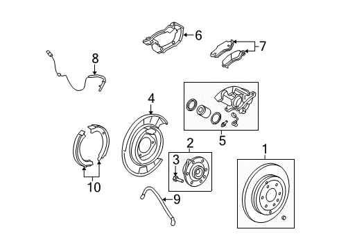 2008 Saturn Outlook Anti-Lock Brakes Diagram 3 - Thumbnail