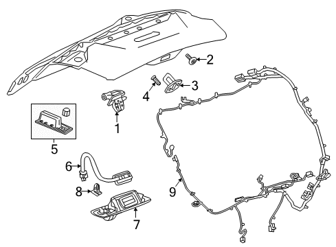 2021 Chevy Equinox Lift Gate Diagram