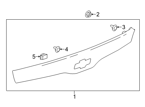 2018 Chevy Volt High Mount Lamps Diagram