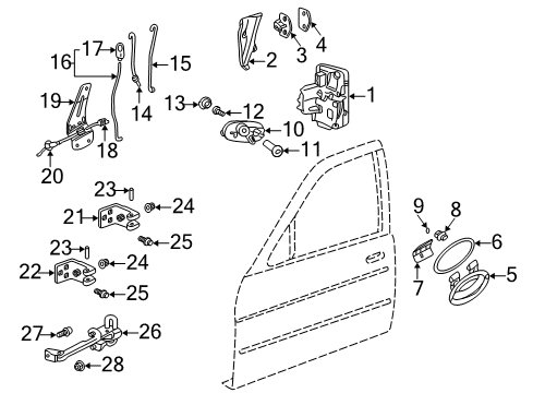 Nut, Head Up Display & Rear View Camera Diagram for 11900451