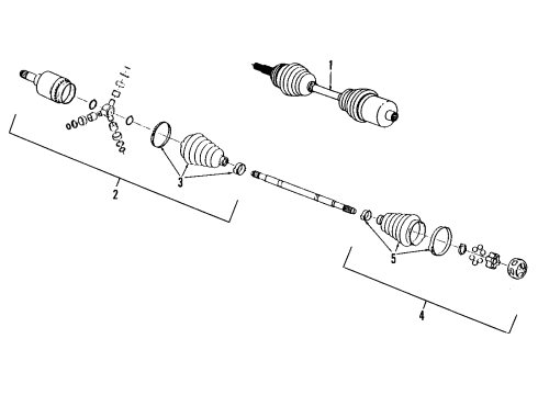 2009 Pontiac G5 Front Axle Diagram