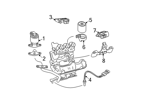 2003 Buick Regal Emission Components Diagram