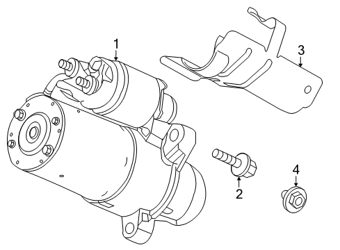 2014 Cadillac SRX Starter Diagram