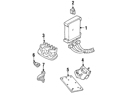 1998 Pontiac Bonneville Ignition System Diagram