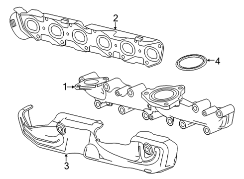 2020 GMC Sierra 1500 Exhaust Manifold Diagram 5 - Thumbnail