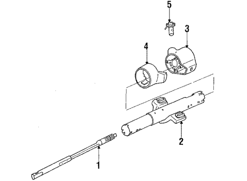 1984 Chevy Cavalier Ignition Lock, Electrical Diagram 2 - Thumbnail