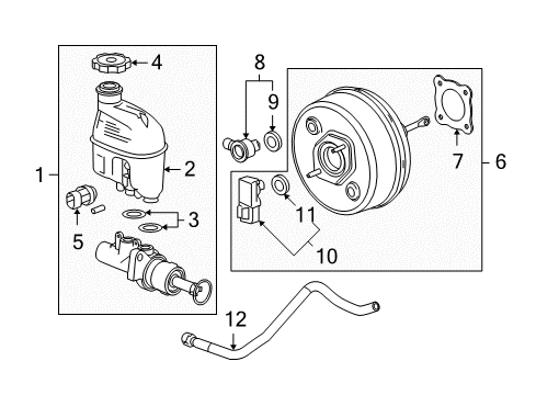 2010 Chevy Malibu Dash Panel Components Diagram 1 - Thumbnail