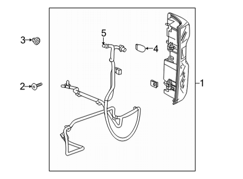 2020 Chevy Silverado 3500 HD Bulbs Diagram 5 - Thumbnail