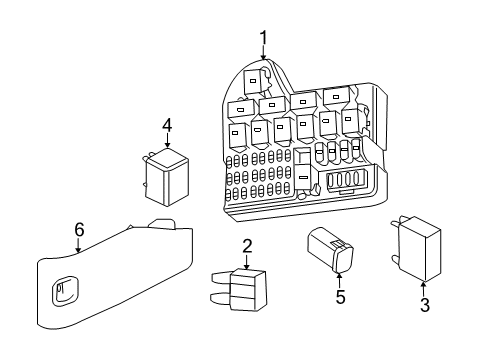 2011 Chevy Caprice Fuse & Relay Diagram 1 - Thumbnail