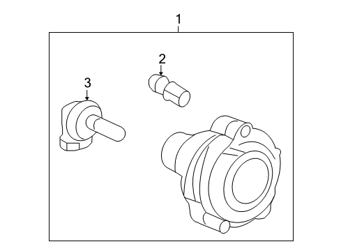 2010 GMC Terrain Bulbs Diagram 1 - Thumbnail