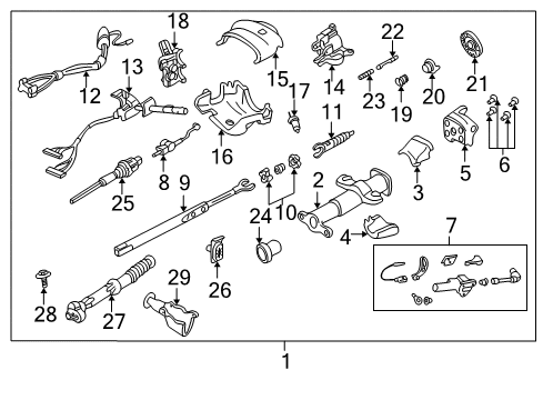 2000 Oldsmobile Bravada Ignition Lock, Electrical Diagram 1 - Thumbnail