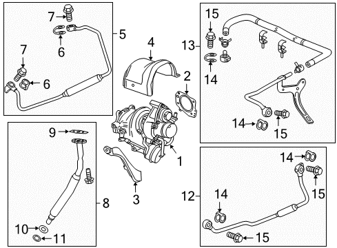 2012 Buick Regal Turbocharger, Engine Diagram