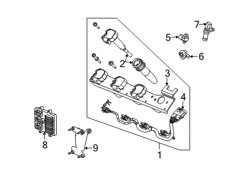 2009 Cadillac SRX Powertrain Control Diagram 2 - Thumbnail