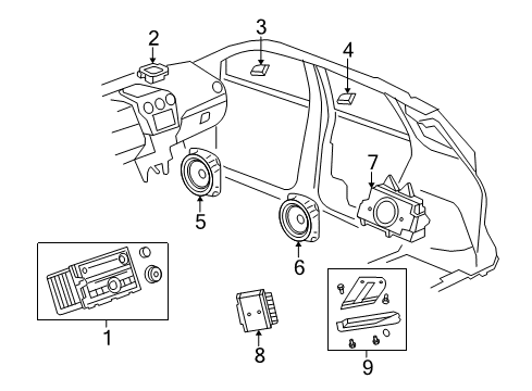 2008 Saturn Vue Sound System Diagram 1 - Thumbnail