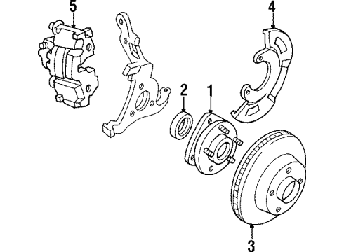 1984 Buick Century Front Brakes Diagram