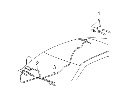 2012 Chevy Camaro Antenna & Radio Diagram