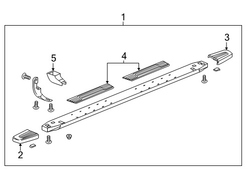 2021 Chevy Silverado 1500 Running Board Diagram 8 - Thumbnail