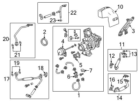 2019 Buick Envision Turbocharger, Fuel Delivery Diagram