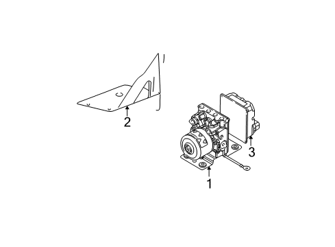 2005 Chevy Venture ABS Components, Electrical Diagram