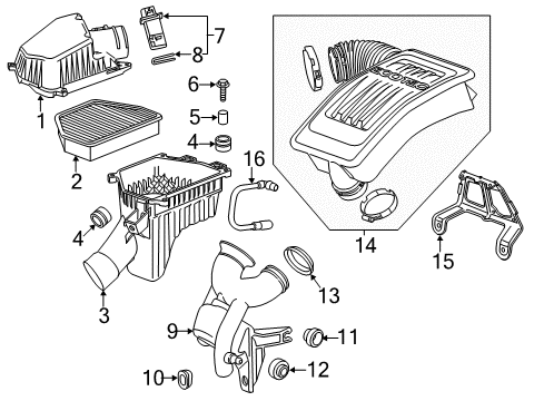 2014 Chevy Captiva Sport Air Intake Diagram